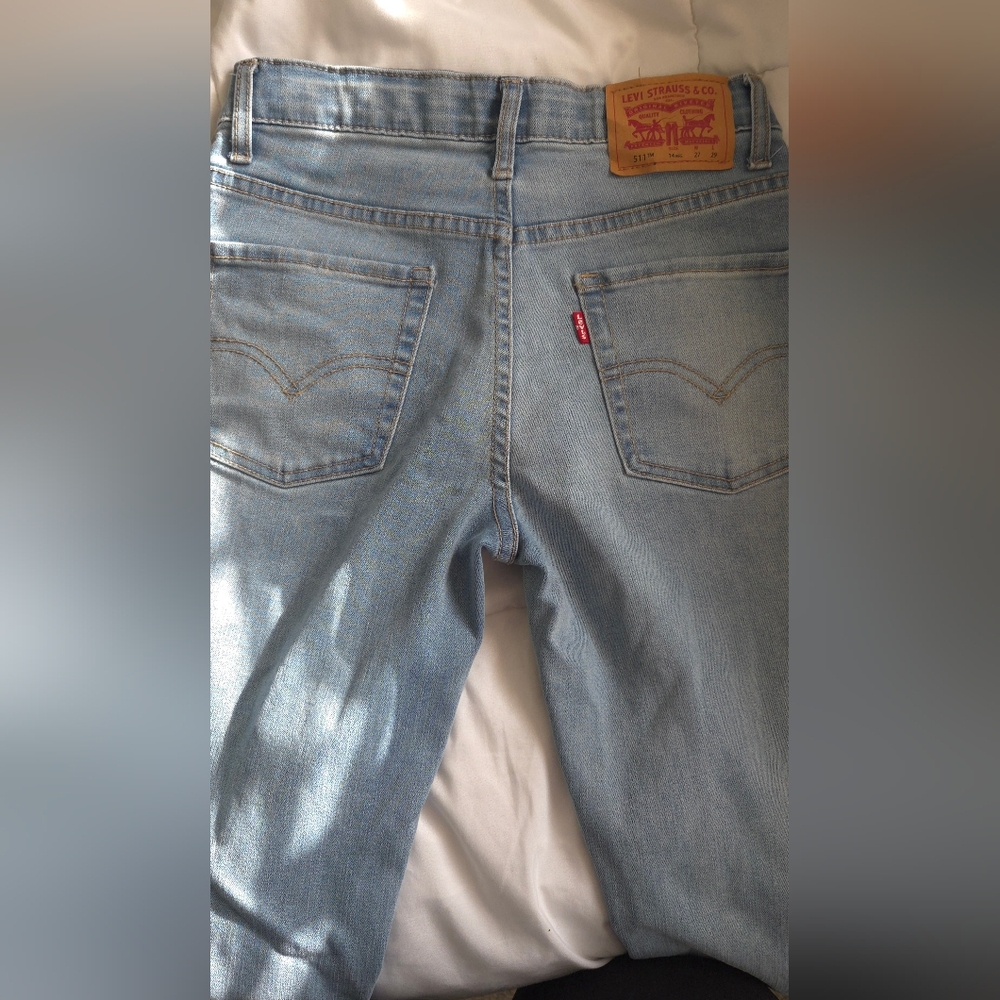 Levi's Light Blue Slim Straight Jeans
